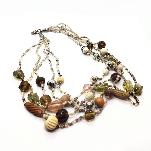 Jewelry - 🔴15/$25. Whimsic 5-layer Strand Multicolor Neckla